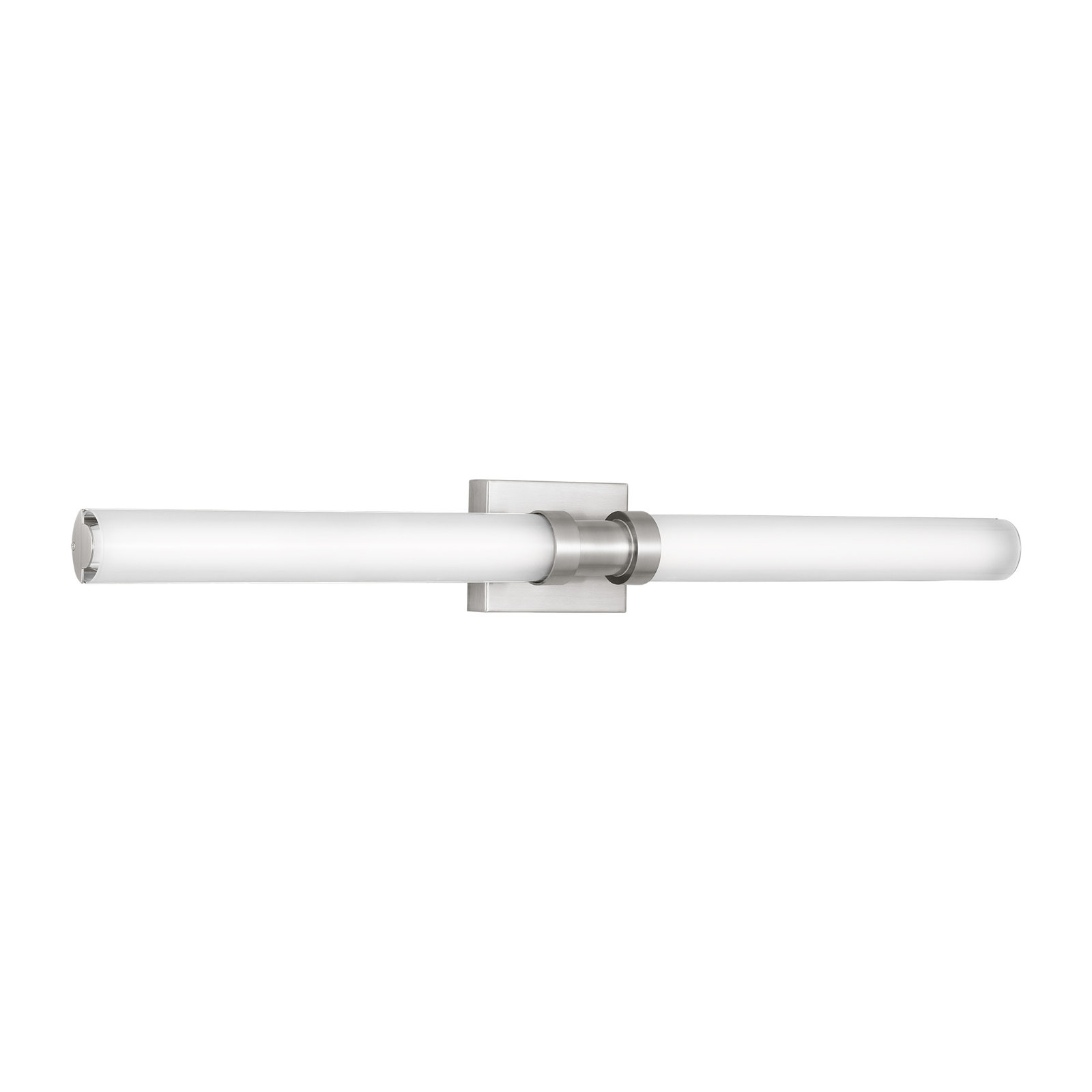 Kelan Single Frosted Dimmable LED Vanity Light, Chrome, 20W, 37.75"H x 4.75"W x 4.5"D