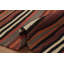 Tapis rayé en laine 5 x 9