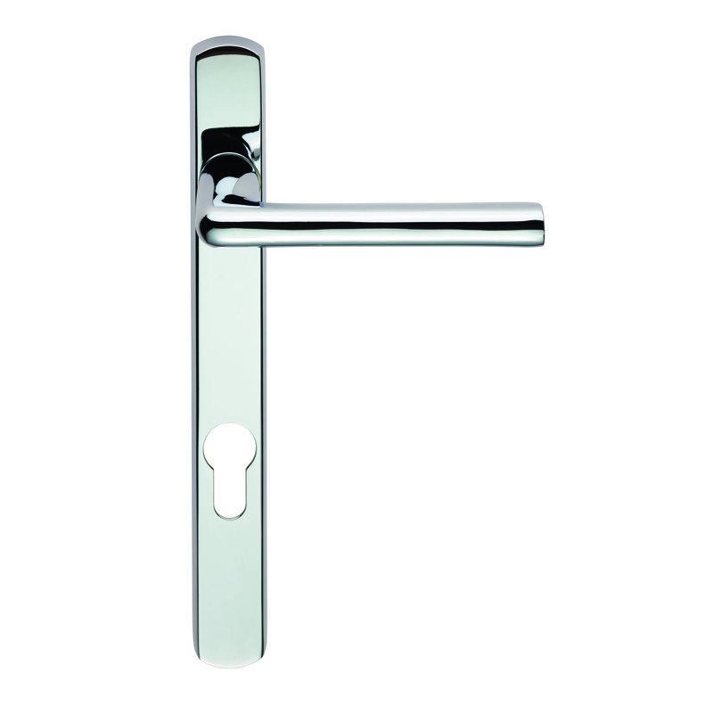 Oglethorpe Latch Right Hand Door Handle, Polished Chrome