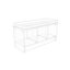 Banc de rangement pour chaussures à trois cubes Cubeicals de ClosetMaid-40665518
