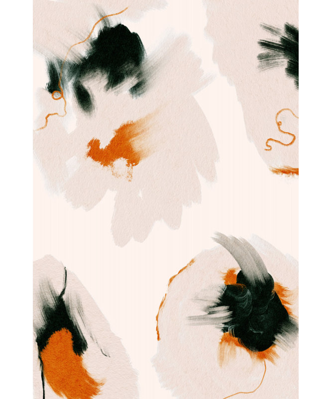 Breathing Flowers Print by Other Artist, 12 × 18, Matted Framed Print, Black
