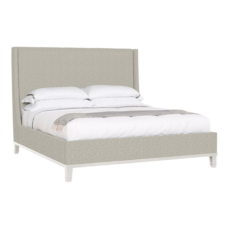 Michael Weiss Cleo Queen Upholstered Bed, Navada Blue, California King, Dove Gray