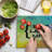Ambesonne Live Laugh Love Cutting Board Large Size Wise Phrase Multicolor