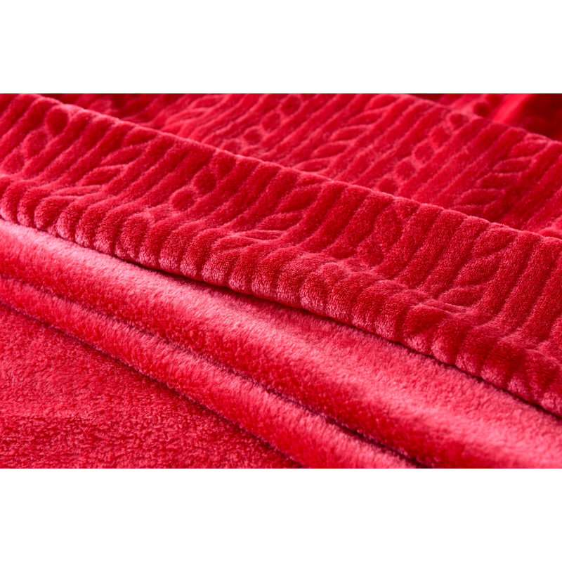 Couverture gaufrée, Simple, Rouge