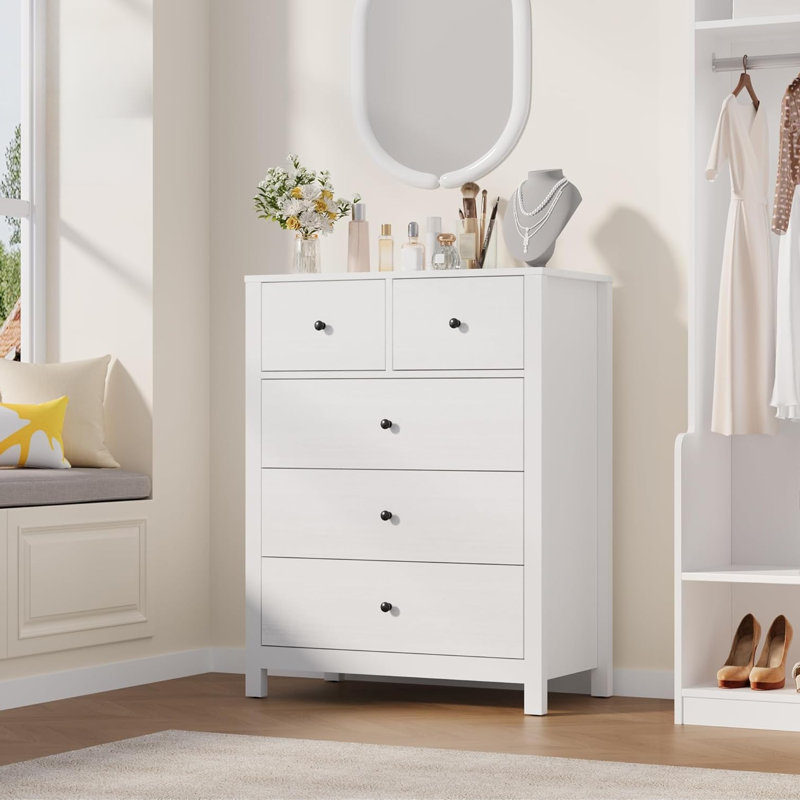 73.91 cm W Chest of 5 Drawers