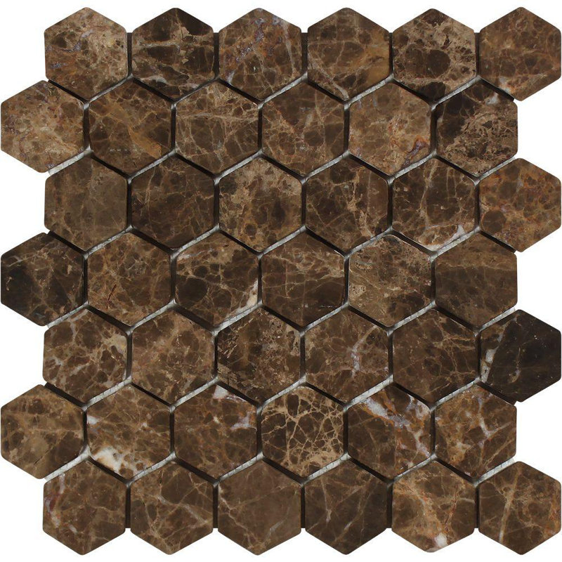 Marble Honeycomb Mosaic Wall & Floor Tile