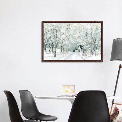 Christmas Lane 1 Piece Painting on Canvas