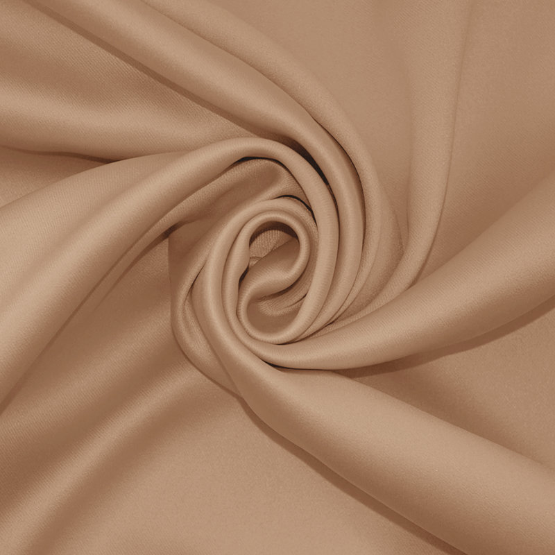 Blackout Pencil Pleat Room Darkening 230 Gsm Curtains, Beige, 168cm Width x 183cm Drop