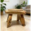 Tabouret en bois de cèdre Live Edge