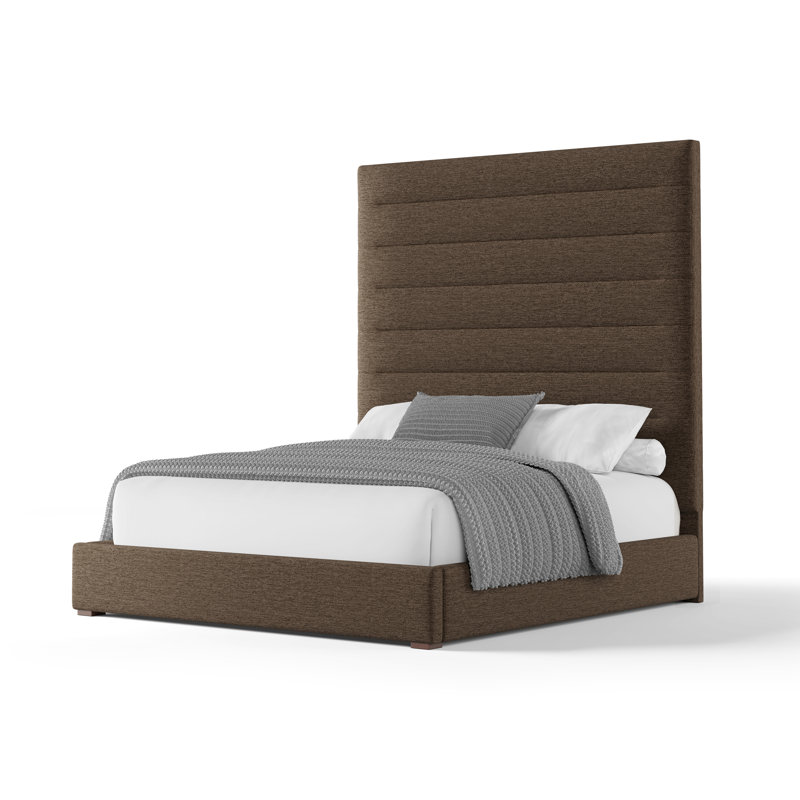 Dezyah Upholstered Standard Bed, Charcoal Revolution®, California King