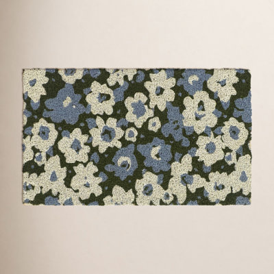 Lucie Floral Non-Slip Doormat