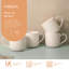 Mikasa Cranborne Stoneware Mugs, 320ml, Cream