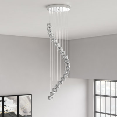 Chou 20-Light Cluster Chandelier