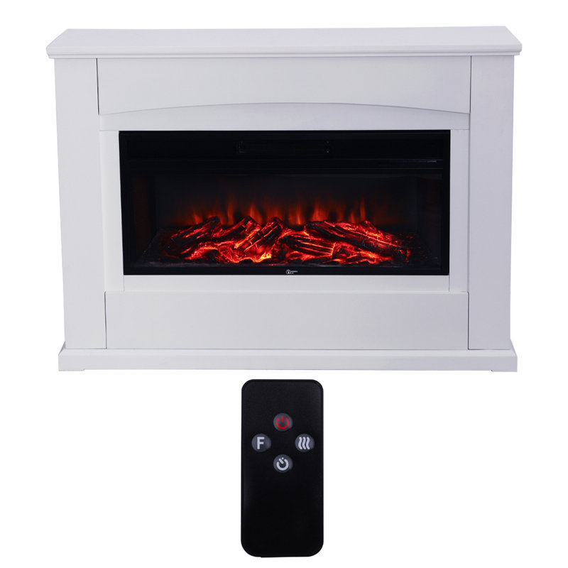 built-in electric fireplace