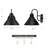 Gulshan Black Outdoor Wall Light