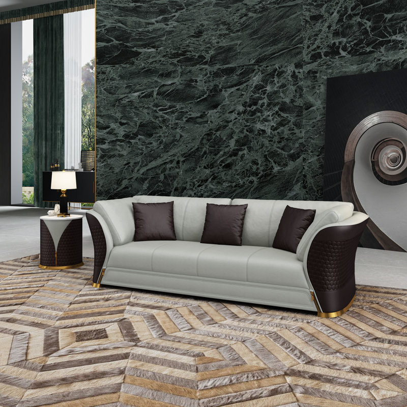 Sofa, 32.5" H x 98.5" W x 39.5" D