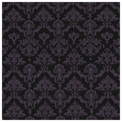Édredon mauve à motif damassé