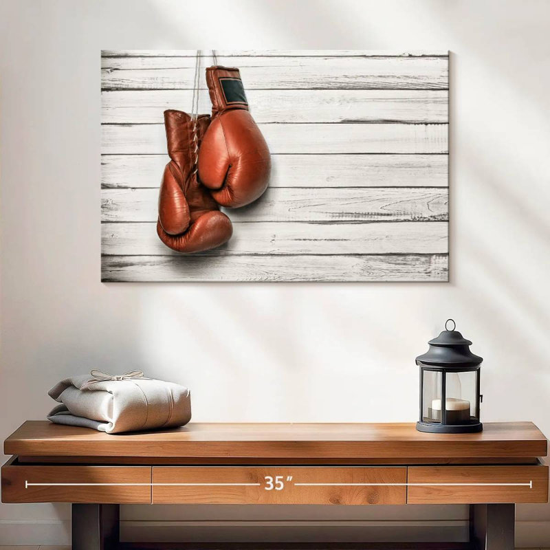 Gants de boxe Sirci rouge foncé, H 16 po x l 24 po