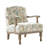 Hazen 27.75"W Farmhouse Floral Accent Chair with Solid Wood Frame-345598917