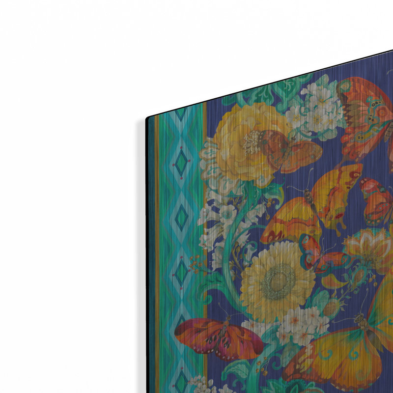 Red Barrel Studio® «Fancy Flight» par David Galchutt, art mural en métal, H 16 po x l 12 po