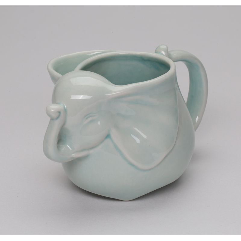 Tasse à thé éléphant avec porte-sachet de thé