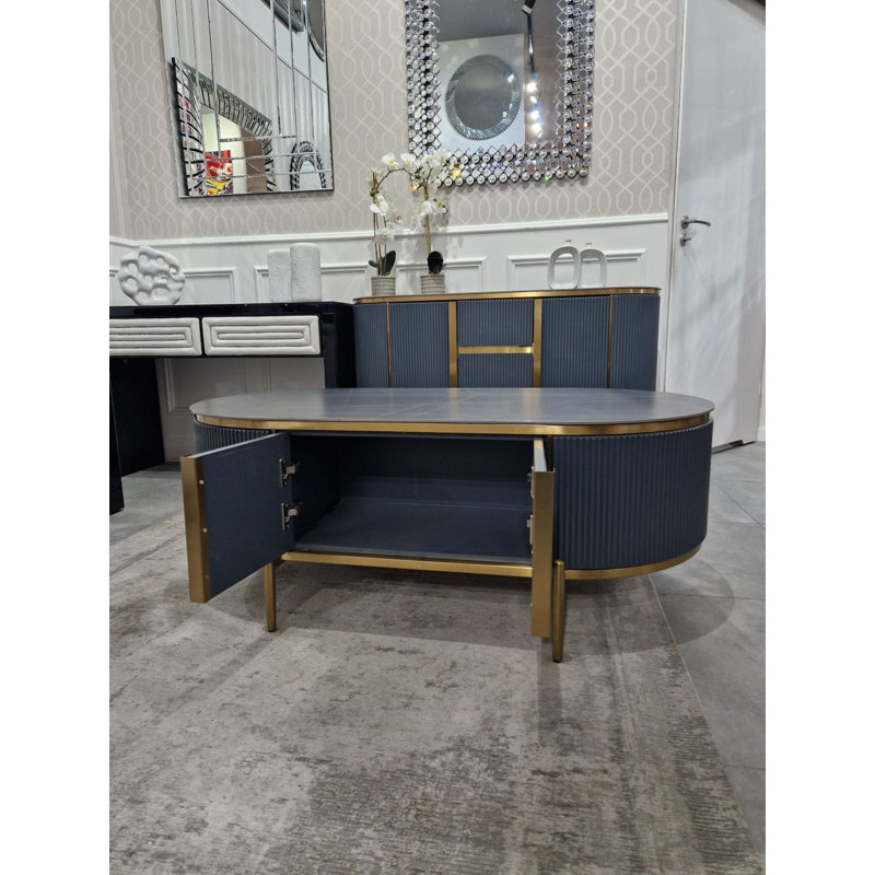 Audriauna Four Leg Coffee Table with Storage