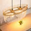2-Light Elongated Oval Kitchen Island Pedant-441997955