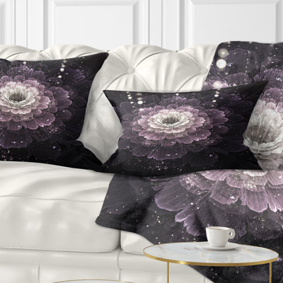 Coussin lombaire avec détails floral