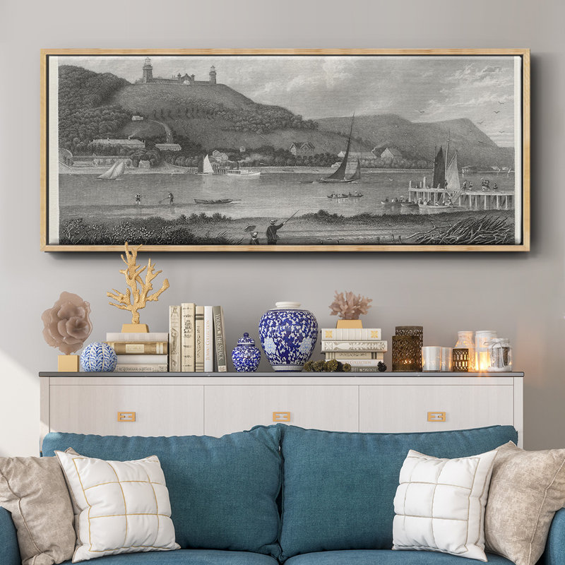 The Highlands of the Neversink - toile encadrée, H 8 po x l 20 po