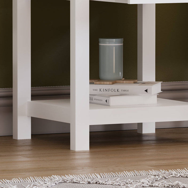 Beacsfield End Table, White