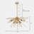 Tyshai 33.8" W 10-Light Sputnik Sphere Chandelier with Sloped Ceiling Adapter -1535703438