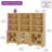 74" Tall  Bookshelf With Glass Doors And Drawers, Farmhouse Bookcase With Adjustable Shelves, Versatile Hutch Cabinet For Living Room, Home Office, Library, Brown-825945530