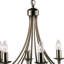 Arness 8 - Light Candle Style Chandelier-11370463