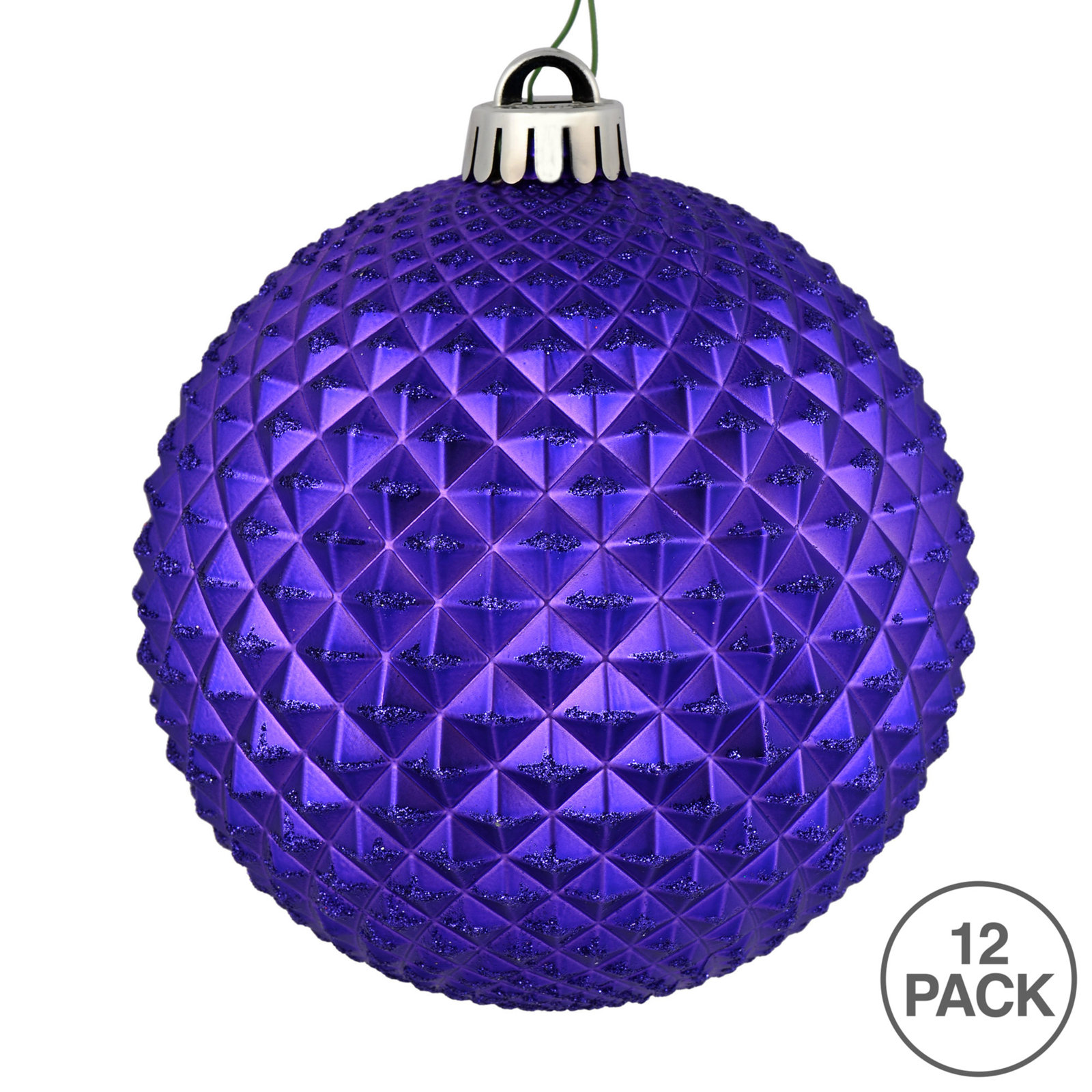 The Holiday Aisle® 6" Bauble, Purple