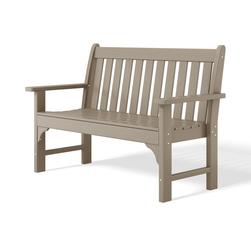 Banc de jardin en PEHD Laguna, Beige