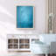 Coastal Retreat Underwater Clouds XX by  - Floater Frame Print on Canvas-51154636-128916213-128918493