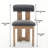 Abentego Solid Wood Fabric Dining Chair-1675978376-1663143971