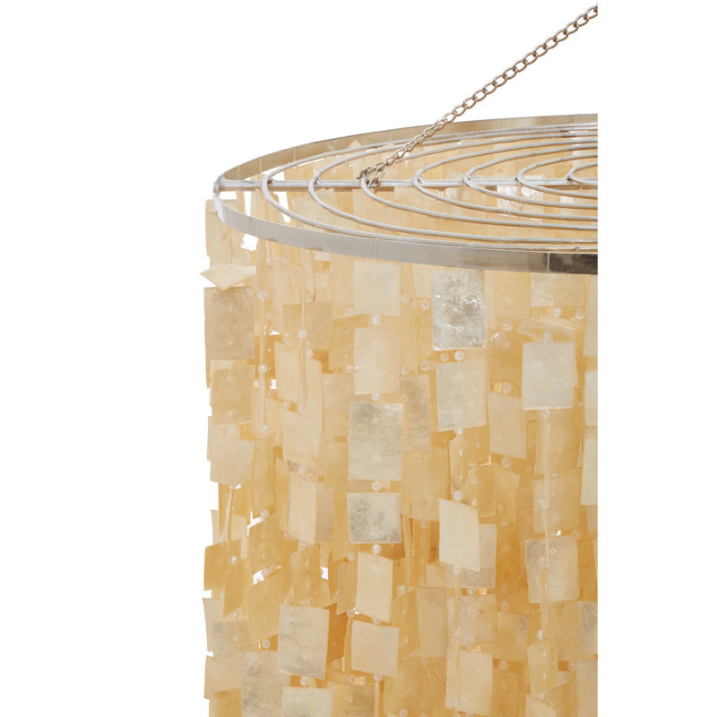 Bilbrey 1 - Light Silver Single Pendant