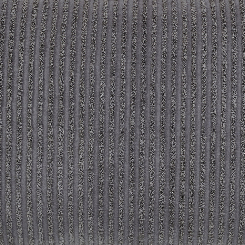 Gray King Size Cotton Embroidered Pillow Sham