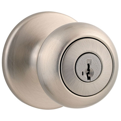 Cove Keyed Door Knob with SmartKey®