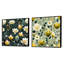 Hagins - Ensemble de 2 collages carrés botaniques abstraits-101849464-101849465