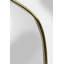 Wall Mirror Shape Brass 110x120cm