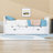 Wood Daybed with Drawers and Trundle