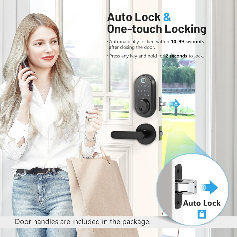 Leviers de porte lourds avec serrure intelligente