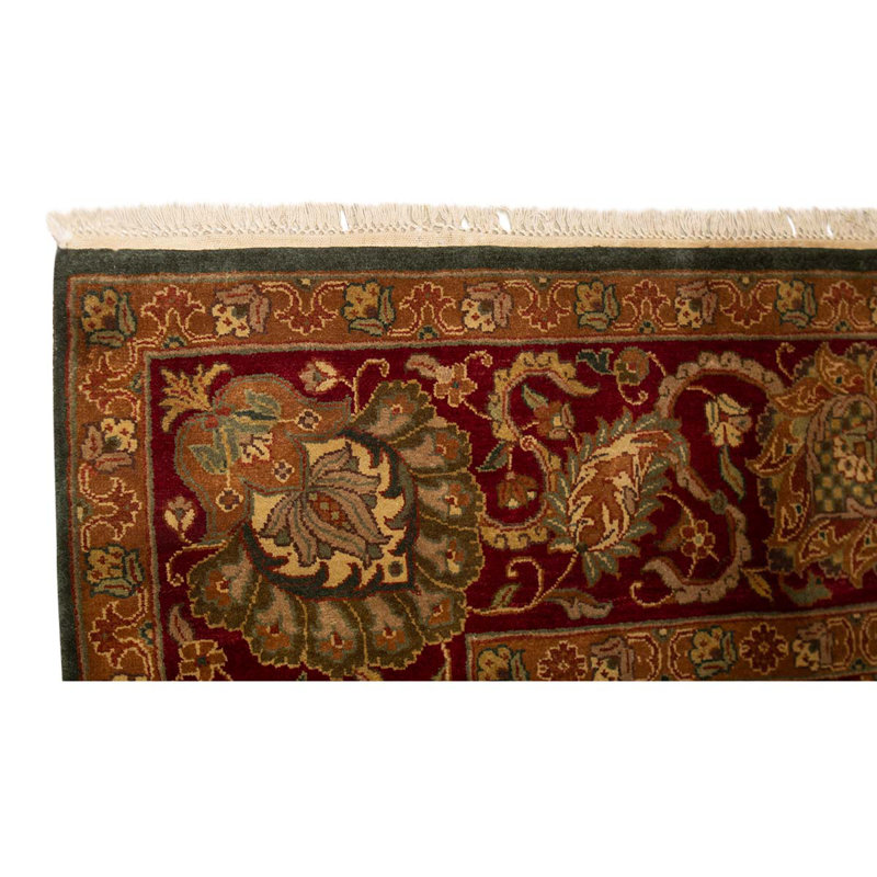 Wool Oriental Area Rug in Green