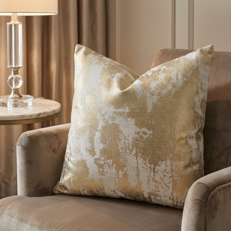 Plutus carte cachée texturée en tissu texturé avec motif de losanges carrés, 24 po x 24 po, Pierre de lune