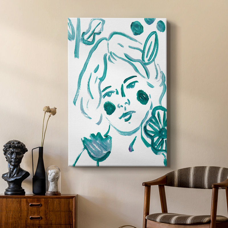 Budding Flower III - galerie sur mesure, H 18 po x l 12 po