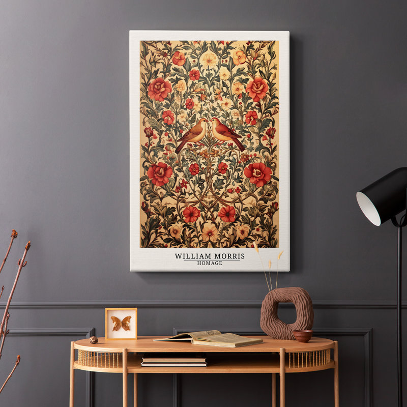 Passe-partout enveloppé de gallerie de la collection CCMW de William Morris, H 18 po x l 12 po