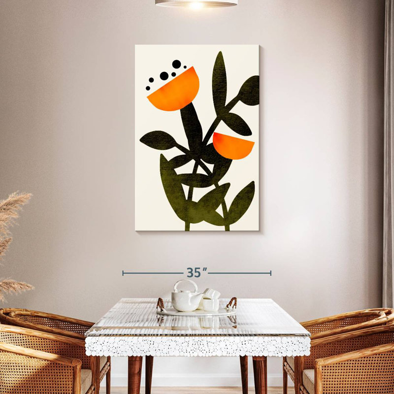 Harnek, une fleur appelée Polly, H 45 po x l 30 po