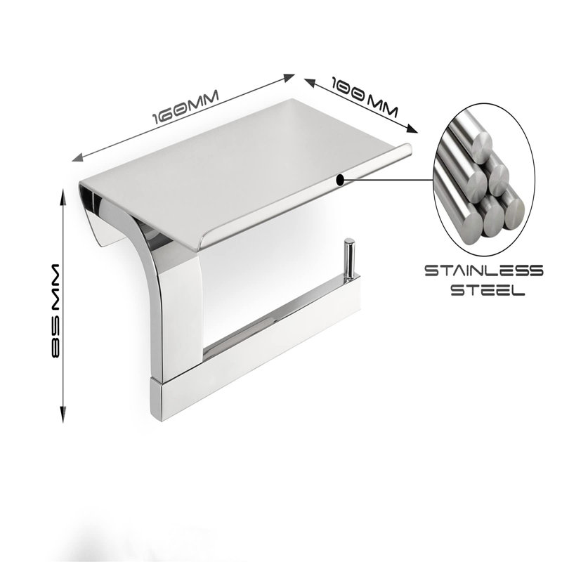 Wall Mounted Toilet Paper Holder